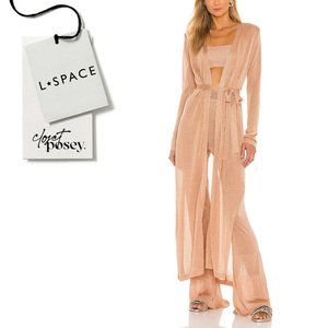 NWT . l space . starlet duster . champagne . xs /s
